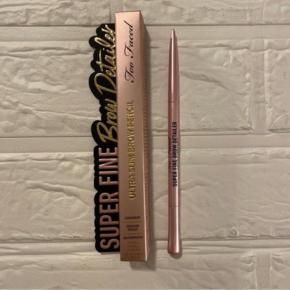 NEW Taupe, Too Faced Ultra Slim Eyebrow Pencil Color Taupe - Picture 2 of 6